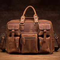 Casual business bag for man Pu shoulder messenger bag Laptop pu leather bag manufacturing for men