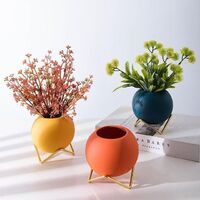 Cute Ceramic Succulent Flower Plant Mini Flower Pot Succulent Planter Plant Pot Home Office Desktop Decor Gift Nordic Garden Dec