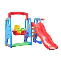 Professional design factory produces all kinds of cheap kids plastic slide swing for kids