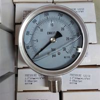 Pressure gauge 4" stainless steel IP 65 233.50.100