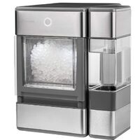 GE Profile Opal | Countertop Nugget Ice Maker with Side Slots | Portable Ice Maker Holds 24 lbs. Daily Ice | Stainless Steel