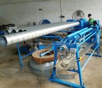 LMS HAVC helical round duct forming machine for the manufacture of ventilation ducts