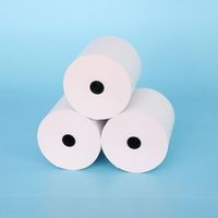White and 100% virgin wood pulp material thermal paper rolls 3 1/8 X 230 2 1/4 X 85 2 1/4 X 230