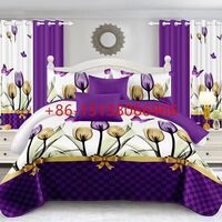 In stock 10 bedding sets and matching curtains