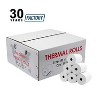 Factory direct thermal paper roll Cash register paper 80mm 57mm for POS ATM Bank thermal paper roll