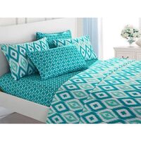 Hot Sale Modern Geometric Pattern Printed Sheet Set Bedding