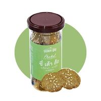 Premium 'Crinkle Cookies with Green Tea Flavor 180-200g Fusion A simple delicious snack from Phuket, Thailand