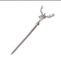 Stainless Steel Sword Shape Custom Souvenir Metal Sword Bucks Letter Opener