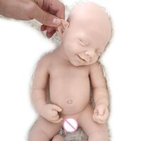 16 Inch 1900G Soft Silicone Reborn Baby Doll Little April Solid Silicone Reborn Baby Collector Play Reborn Toy