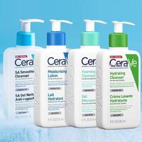 8 fl oz CeraVe Cleanser Moisturizing Foam SA Smooth Oily Dry Skin Moisturizing Lotion Skin Care 236ml
