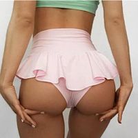 2022 summer hot sale girls' performance stage costume large size ruffles dance costume women's shorts pole dance shorts