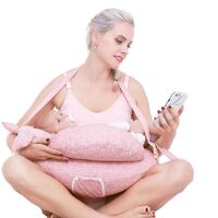 Breastfeeding pillow pregnant women breastfeeding multifunctional adjustable cushion feeding layered washable cover