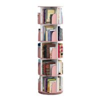 Hot Sale Modern 360 Degree Rotating Storage Display Stand Floor Shelves With Baffle For Bedroom Living Room Study Office