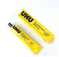 UHU 35ML special shoe glue head wood model glass metal paper ferrite multifunctional DIY production liquid soft glue art supplies