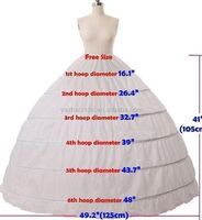 9 Colors 6 Colors Hoop Slips For Prom Dresses Quinceanera Dresses Wedding Accessories Wedding Dress Crinolines