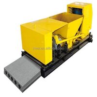 Mobile house prefabricated hollow cement roof panel forming machine