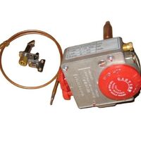 Gas water heater thermostats and gas boiler control valves