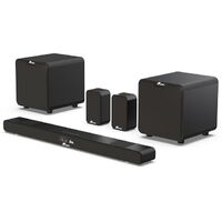 5.2 Channel Wireless Surround Receiver with Multimedia Home Theater Speaker System (Kit)