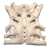 DiZNEW Solid Color Body Fit Men's Vest and Vest Winter One Piece Sleeveless Coat Coat Down Vest Men's Vest
