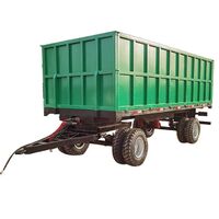 Hot Sale Farm Tractor Mounted Steel Dump Trailer For Sale