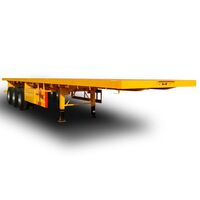 Custom Flatbed Container Truck Flatbed Semi Trailer