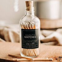 Wholesale Custom Glass Jar Match Heads Wooden Matchstick Candle Jar Matches