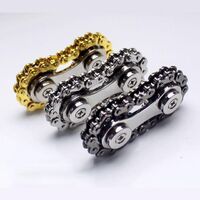 New Adult Fidget Toys Bike Chain Metal Fidget Spinning Toy Anti Stress Anxiety Tabletop Toy Sprocket Flywheel Fidget Spinner