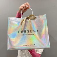 Clothing non-woven bag clothing store laser gift shopping tote bag custom packaging wholesale