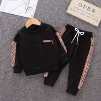 Hot sale new boys autumn suit children's clothing baby going out clothes boys sports two-piece suit