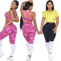 Bless 2022 Wholesale Custom Elastic Sweatproof Fitness and Yoga Wear Women's Gym Workout Yoga Suit