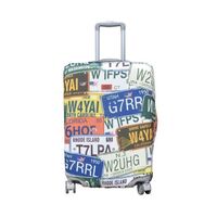 Hot sale stretch polyester fabric luggage case hot sale new style luggage travel custom