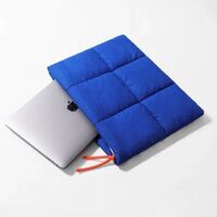 Hot Sale Custom Size High Quality Portable Laptop Case Puffy Laptop Pouch Tablet Sleeve Pouch Cushion Case