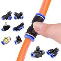 BSP One Touch Plastic Pneumatic Fittings Manufacturing Company, Push Fit Air Tube Fittings