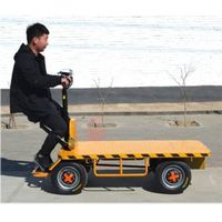 Compact and easy-to-move portable electric cart with a load capacity of 1 ton