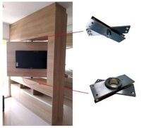 Modern Vertical Living Room Furniture Corner 360 Degree Rotating TV Cabinet LCD TV Parts