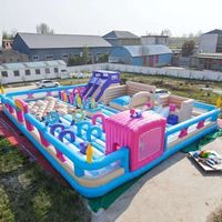 High Quality PVC Large Inflatable Obstacle Course Adult Inflatable Water Obstacle Course