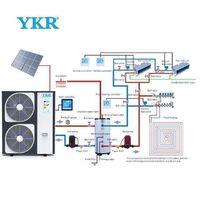 YKR erP A+++ R32 10KW 16KW 20KW Heat Pump WiFi DC Bomba de Calor Pompe a Chaleur Warmepumpe Inverter Air source heat pump