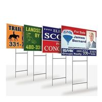 PP Plastic Advertising Corrugated Plastic Printed Signs