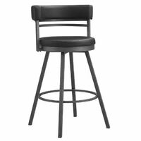 Bar Cart 25 Inch Swivel Bar Chair/PU Seat Luxury Acrylic Craft Style Room Modern Furniture Set with Laptop Safe