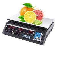 30kg 40kg High Precision Digital Weighing Scale Supermarket Pricing Scale Electronic Digital Display Scale