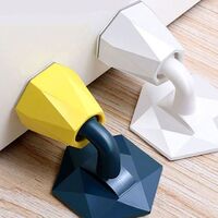 Silent punch-free silicone door stopper bumper toilet wall suction door plug anti-collision door stopper door stopper