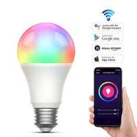 Colorful Tuya Wifi LED Lighting Bulb RGB Smart Home Cooperation with Amazon Google Home OEM Smart Life Magic Bulb