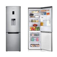 SAM SUNG Household Refrigerator 310L Silver Independent Double Door Refrigerator with Water Dispenser Freezer RB31FDRNDSA
