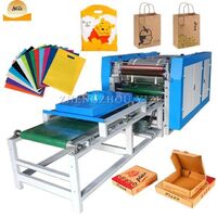 With Dryer Logo Flexographic Printing Machine Automatic Paper Bag Printer 1-5 Colors Non Woven Plastic Bag Printing Machine Printing Machine
