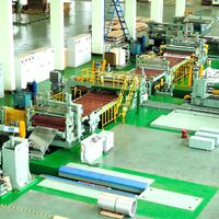 CNC plate uncoiling, leveling and slitting production line hot-rolled heavy-duty thin plate steel plate leveling machine