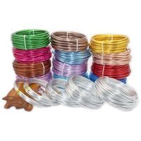 Jewelry factory making colored aluminum wire