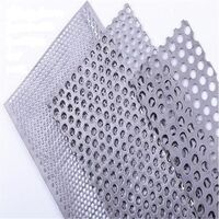 Aluminum/Stainless Steel 304 316 Micron Decorative Round Hole Perforated Metal Sheet Perforated Metal Mesh Panel