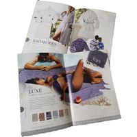 Custom 8.5*11 inch magazine soft cover print