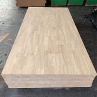 Hot sale finger joint board 2440*1220*18mm rubber wood finger joint board desktop/countertop/table/stairs/shelf