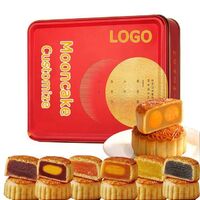 Yixin Food Customized Biscuits Chinese Mooncake Taiwan Durian Mooncake Sweets Oriental Pastry